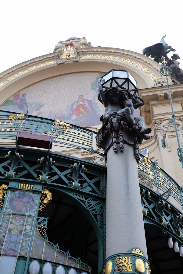 Municipal house front Praha